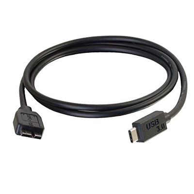 C2G 1m USB 3.0 (USB 3.1 Gen 1) USB-C naar USB-Micro B Kabel M/M - Zwart