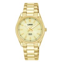 Lorus RY516AX9 Horloge Solar staal goudkleurig-champagne 31 mm