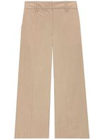 GANNI pantalon ample court - Tons neutres