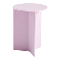 HAY Slit Table Wood Round Bijzettafel -  Ø 35 cm - Pink