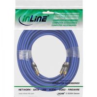 InLine 4043718018208 audio kabel 10 m 2 x RCA Blauw - thumbnail