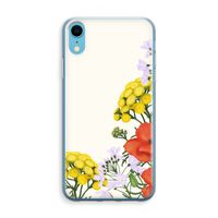 Wilde bloemen: iPhone XR Transparant Hoesje