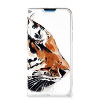 Bookcase iPhone 14 Pro Max Watercolor Tiger - thumbnail