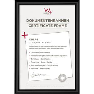 walther+ design KP130B Wissellijst Papierformaat: DIN A4 Zwart