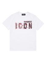 DSQUARED2 KIDS t-shirt en coton à logo imprimé - Blanc - thumbnail