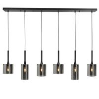 Hanglamp Diverso zwart 6 lichts