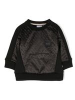 BOSS Kidswear sweat à patch logo - Noir