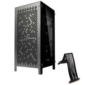 Kolink Kolink Rocket Complex Aluminium Mini-ITX Gehäuse - Gunmetal Grey Mini-tower Behuizing, Gaming-behuizing Grijs