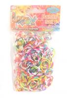 Loom Twister loombands Stripes junior rubber 300-delig