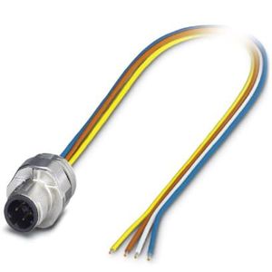 Phoenix Contact 1552256 Sensor/actuator inbouwconnector M12 Aantal polen: 4 Stekker, inbouw 0.50 m 1 stuk(s)