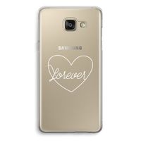 Forever heart pastel: Samsung Galaxy A5 (2016) Transparant Hoesje