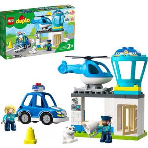 LEGO DUPLO - Politiebureau & Helikopter constructiespeelgoed 10959