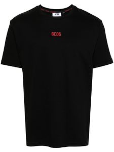 GCDS t-shirt en coton à logo imprimé - Noir