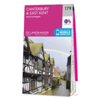 Wandelkaart - Topografische kaart 179 Landranger Canterbury & East Ken