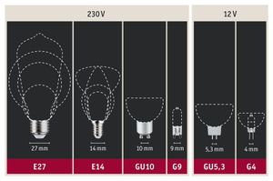 Paulmann 28629 LED-lamp Energielabel G (A - G) E14 3 W Warmwit (Ø x h) 45 mm x 78 mm 1 stuk(s)