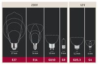 Paulmann 28631 LED-lamp Energielabel F (A - G) E14 5 W Warmwit (Ø x h) 45 mm x 78 mm 1 stuk(s) - thumbnail