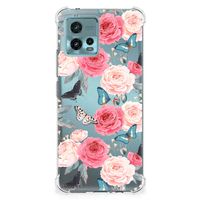 Motorola Moto G72 Case Butterfly Roses