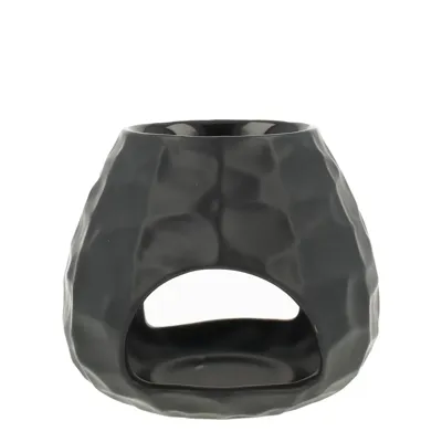 Scentchips Bol Gebeiteld Zwart waxbrander geurbrander