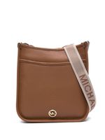 Michael Michael Kors sac porté épaule en cuir à plaque logo - Marron