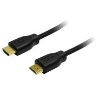 LogiLink CH0045 HDMI-kabel HDMI Aansluitkabel HDMI-A-stekker, HDMI-A-stekker 7.50 m Zwart 4K UHD