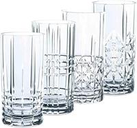 Spiegelau & Nachtmann, 4-delige longdrinkset, kristalglas, 445 ml, Highland, 0097784-0,Transparant