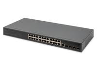 Digitus DN-80223 netwerk-switch Managed L3 Gigabit Ethernet (10/100/1000) 1U Zwart