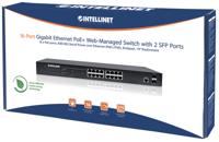 Intellinet 561198 netwerk-switch Managed L2+ Gigabit Ethernet (10/100/1000) Power over Ethernet (PoE) 1U Zwart