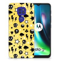 Silicone Back Case Motorola Moto G9 Play | E7 Plus Punk Geel