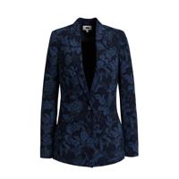 WE Fashion blazer met all over print royal blue
