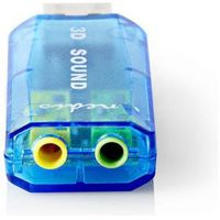 Geluidskaart | 3D-sound 5.1 | USB 2.0 | Dubbele 3,5 mm connector