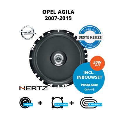 Beste speakers voor Opel Agila 2007-2015 - Voordeuren/achterdeuren