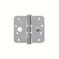 Axa Veiligheidskogellagerscharnier topcoat gegalvaniseerd ronde hoeken 89 x 102 x 2.4mm SKG*** 1543-45-23/V4
