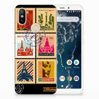 Xiaomi Mi A2 Siliconen Back Cover Postzegels