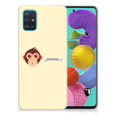 Samsung Galaxy A51 Telefoonhoesje met Naam Monkey Samsung Galaxy A51 Telefoonhoesje met Naam Monkey