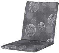 Madison tuinstoelkussen Circle 97 x 49 cm katoen grijs