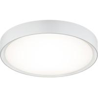 LED Plafondlamp - Badkamerlamp - Trion Clirno - 18W - Warm Wit 3000K - Spatwaterdicht IP44 - Opbouw Rond - Mat Wit -