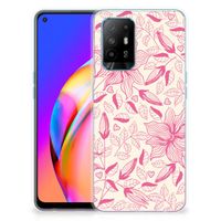 OPPO A94 5G | Reno5 Z TPU Case Pink Flowers