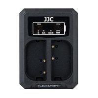 JJC DCH-BLF19E USB Dual Battery Charger (voor Panasonic DMW-BLF19 en Sigma BP-61 accu) - thumbnail