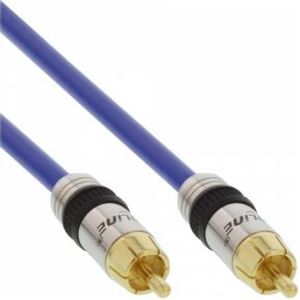 InLine 4043718081967 audio kabel 10 m RCA Blauw