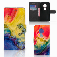 Hoesje Motorola Moto G7 Play Watercolor Dark - thumbnail