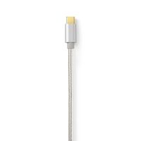 Nedis CCTB60650AL30 USB-kabel 3 m USB 2.0 Micro-USB B USB C Aluminium - thumbnail