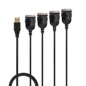 LINDY USB-kabel USB-A stekker, VGA-stekker 9-polig 0.94 m Zwart 42675