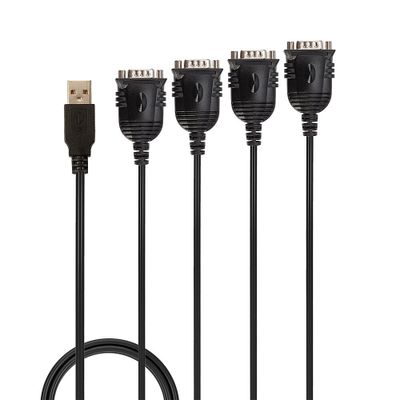 LINDY USB-kabel USB-A stekker, VGA-stekker 9-polig 0.94 m Zwart 42675