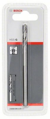 Bosch Accessories HSS-G 2608596119 Centreerboor Geslepen 1 stuk(s)