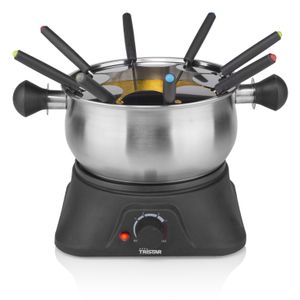 Tristar FO-1109 Fondue 1400 W 8 fonduevorkjes Zwart, RVS