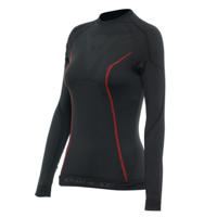 DAINESE Thermo LS Lady, Thermoshirt voor op de moto, Zwart-Rood - thumbnail