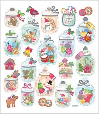 Creotime stickervel kerststemming 16,5 x 15 cm 22 stuks Creotime stickervel kerststemming 16,5 x 15 cm 22 stuks