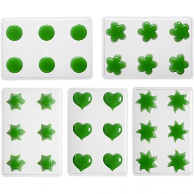 Creotime Drijfkaarsen gietvorm set 5 delig transparant