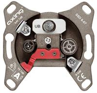 Axing SSD 6-07 universele antennedoos als einddoos voor CATV, SAT en Unicable systemen volgens EN 50494