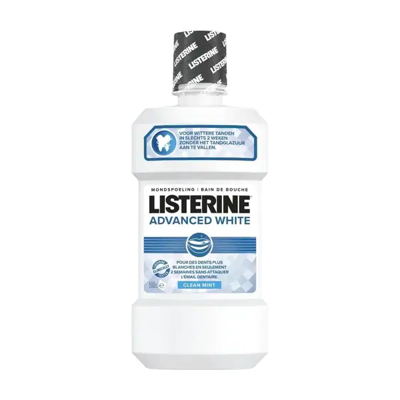 Listerine Mondwater Advanced White - 500 ml Listerine Mondwater Advanced White - 500 ml